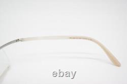 Glasses Silhouette SPX 1525 Transparent Silver half Rim Frames New