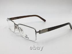 Glasses Silver Rodenstock 2172 Titanium half Rim Light Rectangular Size M New +