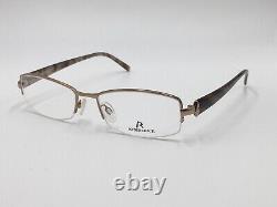 Glasses Silver Rodenstock 4704 half Rim Lightweight Rectangular Size M New +