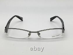 Glasses Vintage Alain Mikli AL0656 0003 Black Silver half Rim Size M 90er