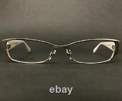Gucci Eyeglasses Frames GG 2910 C6C Ivory Silver Cat Eye Full Rim 52-17-135