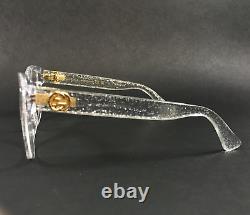 Gucci Eyeglasses Frames GG0038ON 006 Shiny Glitter Silver Full Rim 54-17-140