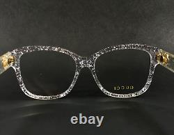 Gucci Eyeglasses Frames GG0038ON 006 Shiny Glitter Silver Full Rim 54-17-140