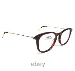 Gucci Eyeglasses Frames GG1048S 002 Brown Tortoise Silver Full Rim 52-19-145