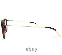 Gucci Eyeglasses Frames GG1048S 002 Brown Tortoise Silver Full Rim 52-19-145