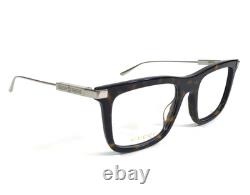 Gucci Eyeglasses Frames GG1438O 002 Tortoise Silver Square Full Rim 53-20-145