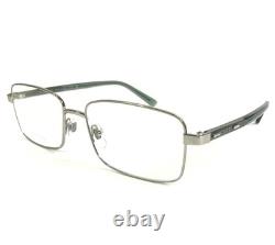 Gucci Eyeglasses Frames GG1586O 006 Silver Green Rectangle Full Rim 59-18-145