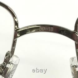 Gucci Eyeglasses Frames GG1586O 006 Silver Green Rectangle Full Rim 59-18-145