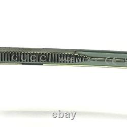 Gucci Eyeglasses Frames GG1586O 006 Silver Green Rectangle Full Rim 59-18-145