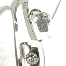 Gucci Eyeglasses Frames GG1586O 006 Silver Green Rectangle Full Rim 59-18-145