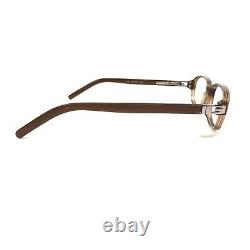 Gucci Eyeglasses Frames GG2446 7TF Brown Silver Rectangular Full Rim 51-16-125