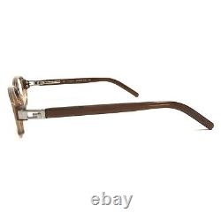 Gucci Eyeglasses Frames GG2446 7TF Brown Silver Rectangular Full Rim 51-16-125