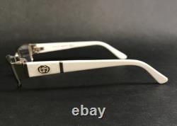 Gucci Eyeglasses Frames GG2910 C6C Ivory Antique Silver Half Rim 52-17-135