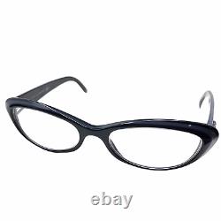 Gucci Eyeglasses Frames Only Cat Eye Black & Silver GG3515 E6Q 52 mm Case Cloth