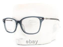 Gucci GG 0520O 003 Eyeglasses Glasses Transparent Blueish Gray & Black 53-17-140