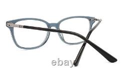 Gucci GG 0520O 003 Eyeglasses Glasses Transparent Blueish Gray & Black 53-17-140