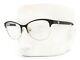 Gucci Gg 0718o 002 Eyeglasses Glasses Matte Black With Silver Gg Logo 53-17-140