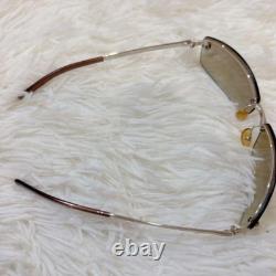 Gucci GG 1709/S Sunglasses Half-Rim Brown Y2K 00s Vintage Eyewear Japan