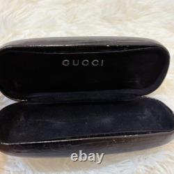 Gucci GG 1709/S Sunglasses Half-Rim Brown Y2K 00s Vintage Eyewear Japan