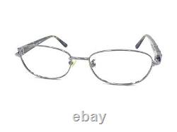 Gucci GG 8555J B91 Titan Gunmetal Silver Eyeglasses Frames 52-16 135 Japan Women