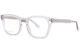 Gucci Gg0184o 012 Eyeglasses Frame Crystal/silver Square Shape Full Rim 50-mm