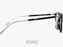 Gucci GG1276OK 001 Eyeglasses Men's Black/Silver Full Rim Square Shape 54mm OBI