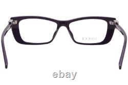Gucci GG1682O 004 Eyeglasses Frame Women's Violet/Silver Full Rim Cat Eye 53mm