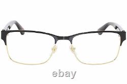 Gucci Gucci-Logo GG0750O 002 Eyeglasses Men's Black/Gold/Havana Optical Frame