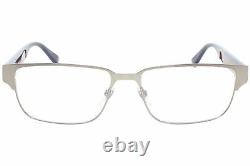 Gucci Web GG0753O 003 Eyeglasses Men's Silver/Blue Full Rim Optical Frame 58mm