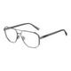 Guess Eyeglasses Frames Gu50135 008 Silver Aviator Full-rim Metal 55mm