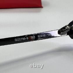 Guess Eyeglasses GU2799-S 001 Womens Black Silver Full rim Frames 5216 140 mm