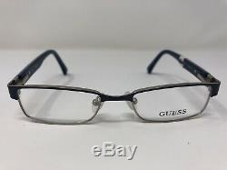 Guess Eyewear Eyeglasses Frame GU9061 BLSI 46-16-130 Blue/Silver Full Rim AI93