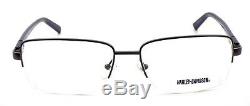 Harley Davidson HD0734 009 Men's Half-Rim Eyeglasses Frames 59-17-145 Gunmetal