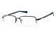 Harley Davidson Hd493 Nv Navy Metal Semi Rim Optical Eyeglasses Frame 54-17-145