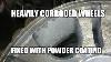 How To Fix Heavily Corroded Wheels Silver Metallic Powder Tips