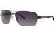 Hugo Boss 0521/s Ofrwj Sunglasses Men's Ruthenium-black/grey Polarized Lens 64mm