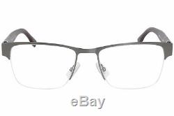 Hugo Boss 0770/N QNW Eyeglasses Men's Silver/Brown Half Rim Optical Frame 55mm