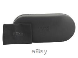 Hugo Boss 0770/N QNW Eyeglasses Men's Silver/Brown Half Rim Optical Frame 55mm