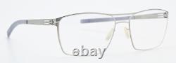 IC! BERLIN Eyeglasses Jana M. Pearl Silk Matte Silver Pilot Square Lightweigh