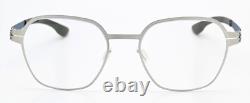 IC! BERLIN Eyeglasses Theda Pearl Silk Matte Square Lightweight Flexible M