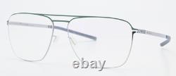 IC! BERLIN Glasses Bayamo Silver Morning Dew Pilot Square Lightweight Fine