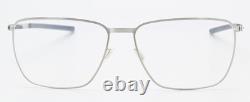 IC! BERLIN Glasses Khamseen Chrome Gloss Square Lightweight Flexible Fine