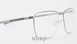 IC! BERLIN Glasses Khamseen Chrome Gloss Square Lightweight Flexible Fine