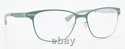 IC! BERLIN Glasses Mila Z. Silver Morning Dew Green Matte Square