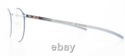 IC! BERLIN Glasses Model Etesians Harbor Silver Blue Flexible 49-19 145 Woman