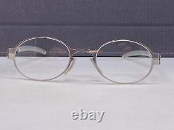 Ic! Berlin Eyeglasses Frames Kids Boys Girls Silver Chrome Oval Chika