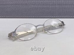 Ic! Berlin Eyeglasses Frames Kids Boys Girls Silver Chrome Oval Chika