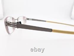 Ic! Berlin Eyeglasses, Frames Only, Jarvis Matte Silver, Metal, Made in Germany