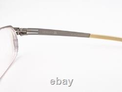 Ic! Berlin Eyeglasses, Frames Only, Jarvis Matte Silver, Metal, Made in Germany