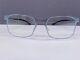 Ic! Berlin Eyeglasses Frames Men Large Blue Silver Matte Rectangular Square Hugo